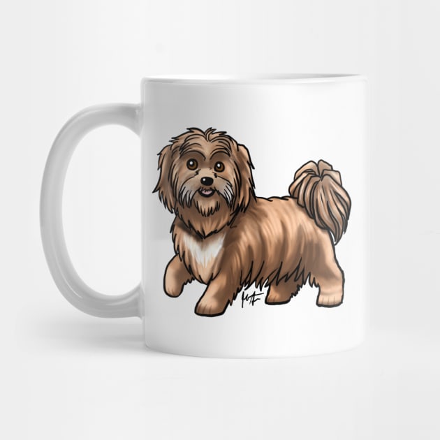 Dog - Shih Tzu - Liver by Jen's Dogs Custom Gifts and Designs